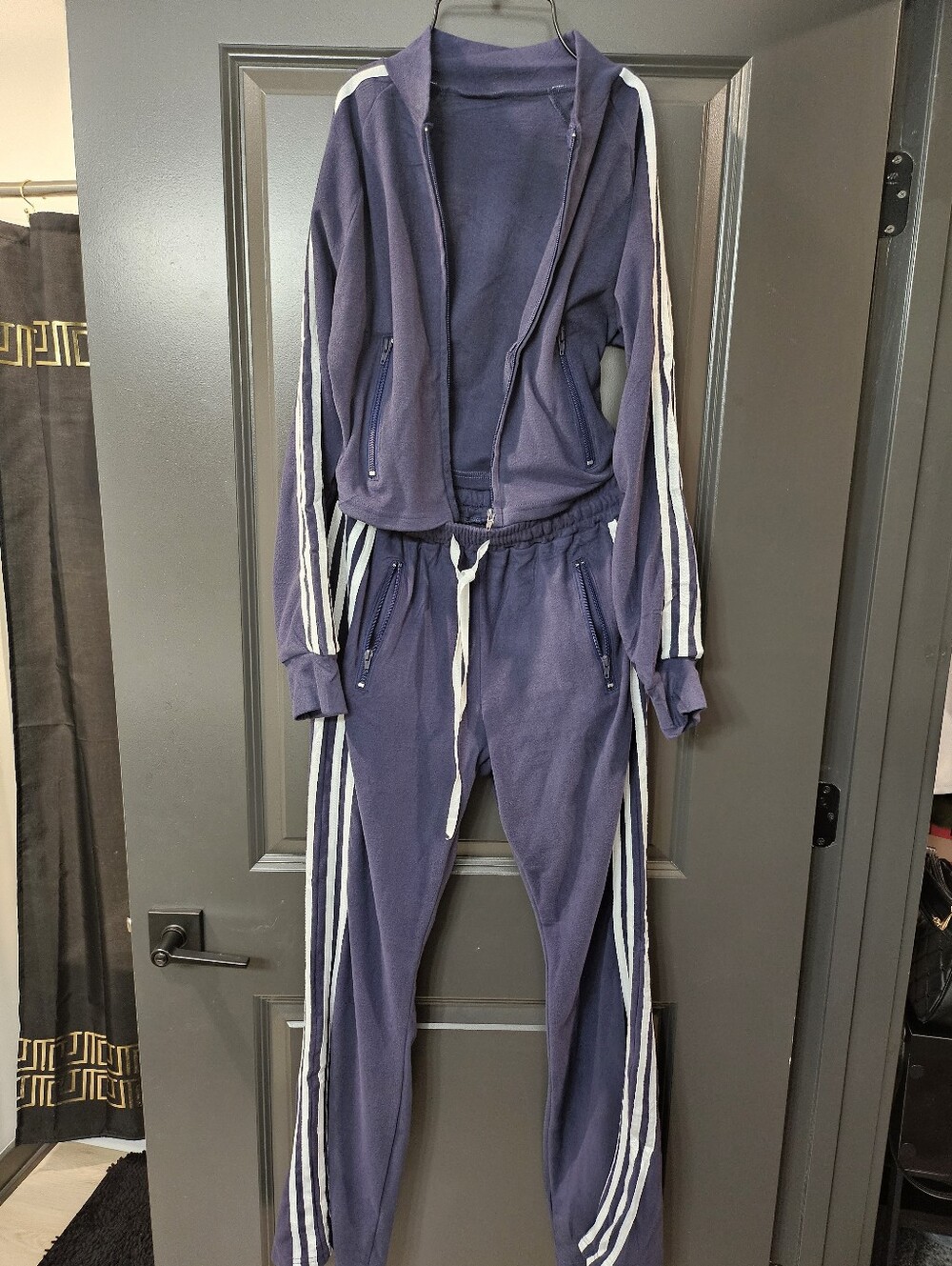 Navy Blue Jogger Set